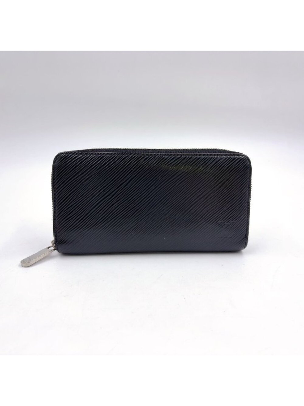 Louis Vuitton Zippy Wallet Epi Noir Hot Pink Leather Black Zip Around Silver